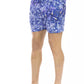 Light Blue Polyester Men Swimwear