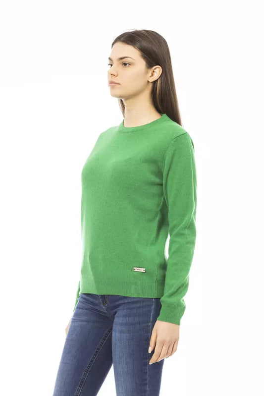 Green Cashmere Women Sweater