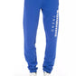 Blue Cotton Men Pants