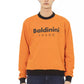 Orange Cotton Men Sweater