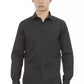 Gray Cotton Men Shirt