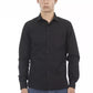 Black Cotton Men Shirt