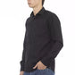 Black Cotton Men Shirt