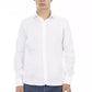 White Cotton Men Shirt