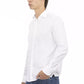 White Cotton Men Shirt