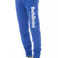 Blue Cotton Men Pant