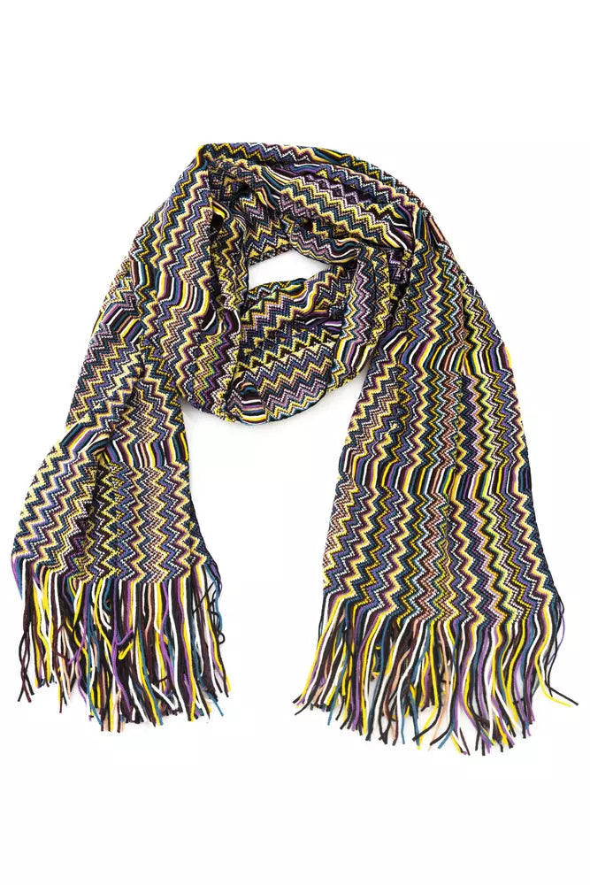 Multicolor Wool Women Scarf