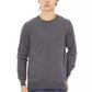 Gray Fabric Men Sweater