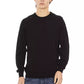 Black Fabric Men Sweater