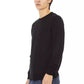 Black Fabric Men Sweater