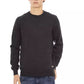 Gray Fabric Men Sweater