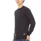 Gray Fabric Men Sweater