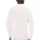 White Fabric Men Sweater