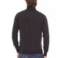 Gray Fabric Men Sweater