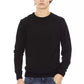 Black Fabric Men Sweater