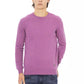 Purple Wool Men Sweater