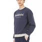 Blue Cotton Men Sweater