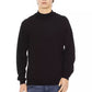 Black Fabric Men Sweater