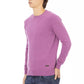 Purple Wool Men Sweater