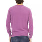 Purple Wool Men Sweater