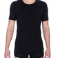 Black Viscose Men T-Shirt