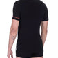 Black Cotton Men T-Shirt