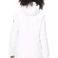 White Polyester Women Jacket