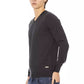 Gray Fabric Men Sweater