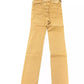 Beige Cotton Women's Jeans