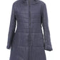 Blue Cotton Women Jacket