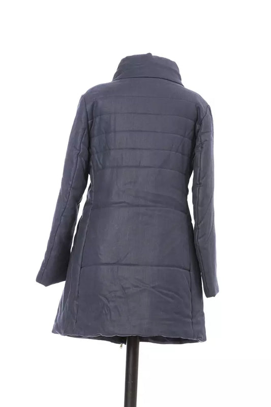 Blue Cotton-Like Women Jacket