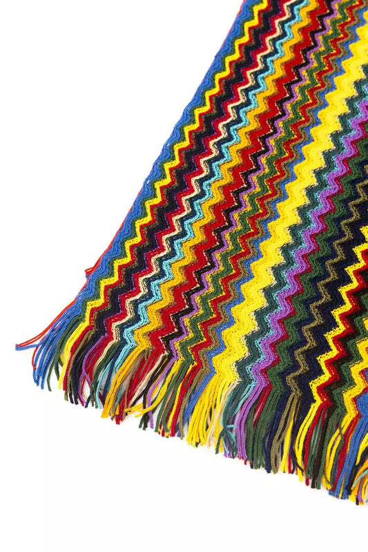 Multicolor Wool Men Scarf