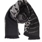 Black Wool Men Scarf