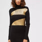 Black Viscose Women Sweater Dress