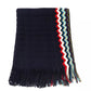 Black Wool Men Scarf