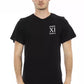 Black Cotton Men's T-Shirt