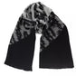 Gray Wool Men Scarf