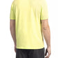 Yellow Cotton Men T-Shirt