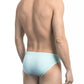 Light Blue Polyamide Men Swimwear