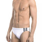 White Polyamide Men Swimwear