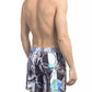 Multicolor Polyester Men Swim Short