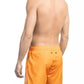 Orange Polyester Men's Swim Short