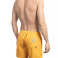 Orange Polyamide Men Swim Short