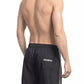 Black Polyester Men Swim Short