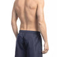 Blue Polyester Men Swimwear