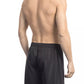 Black Polyester Men Swim Short