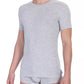 Gray Cotton Men T-Shirt