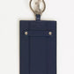 Blue Leather Men Keychain