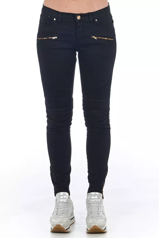 Black Cotton Women's Jean