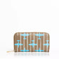 Beige Leather Women Wallet